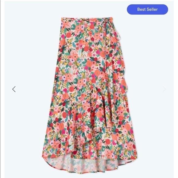 NWT Garden Party Swim Skirt Rifle Paper x Summersalt size Small - Picture 5 of 5
